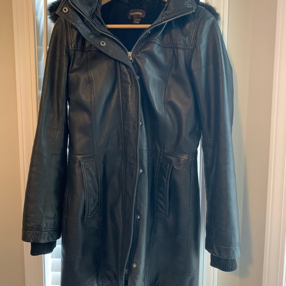 Danier winter leather jacket - Picture 6 of 12